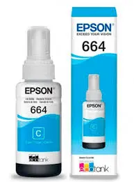 Bote de Tinta Epson Cyan T664220 L200