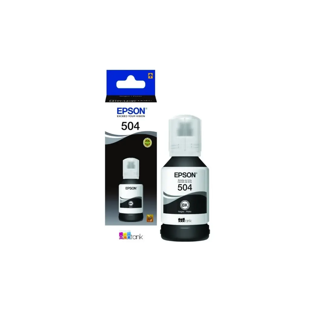 Bote de Tinta Epson Negro T504 L4150 L4160 L14150