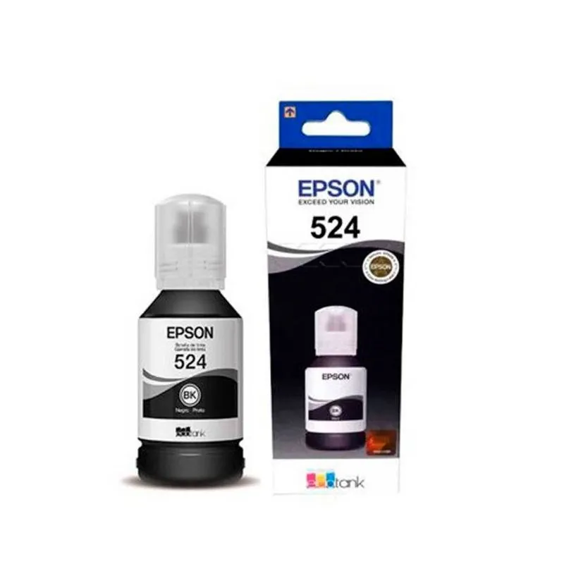 Bote de Tinta Epson T524120 Negro L15150 L5160 L6490