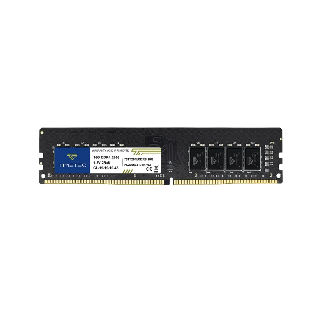 Desktop 16GB DDR4 2666MHz. Timetec 75TT26NU2R8-16G