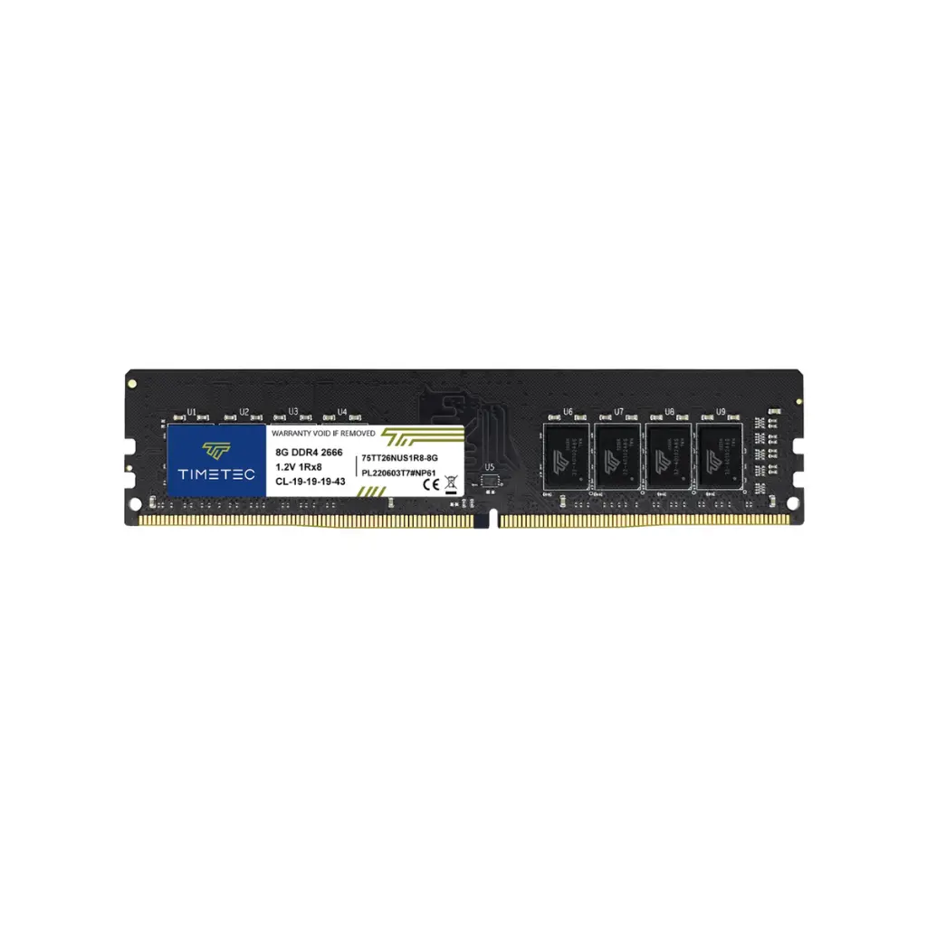 Desktop 8GB DDR4 2666 Mhz. Timetec 75TT26NU1R8-8G 12 MG