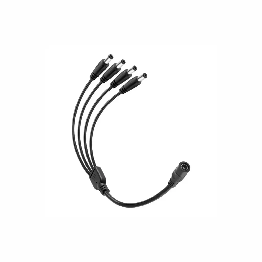 Cable Splitter Para Conectar 4 Camaras de Vigilancia