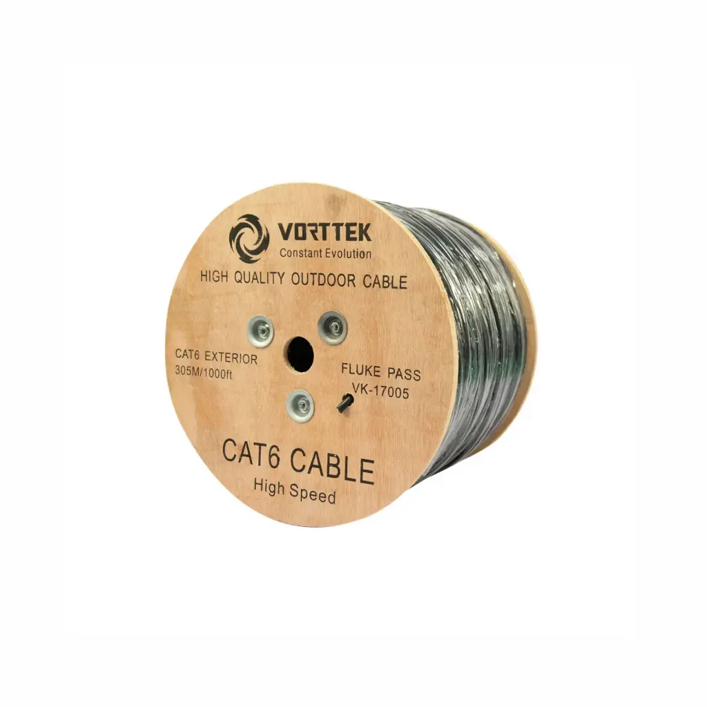Caja de Cable UTP Exterior Cat6 Vorttek VK-17005 NTG