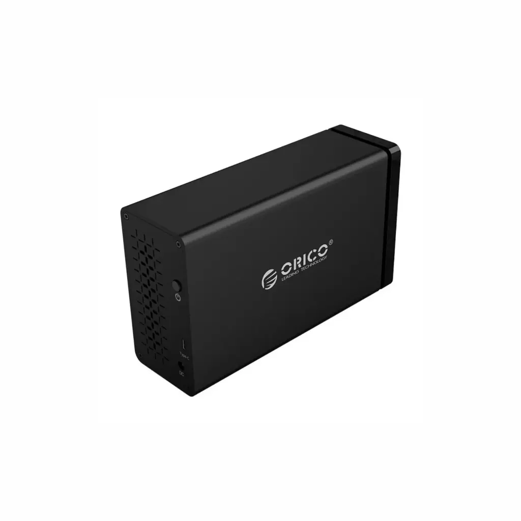 Caja SATA 3.5" Dual RAID USB-C Orico NS200RC3-US-BK-BP