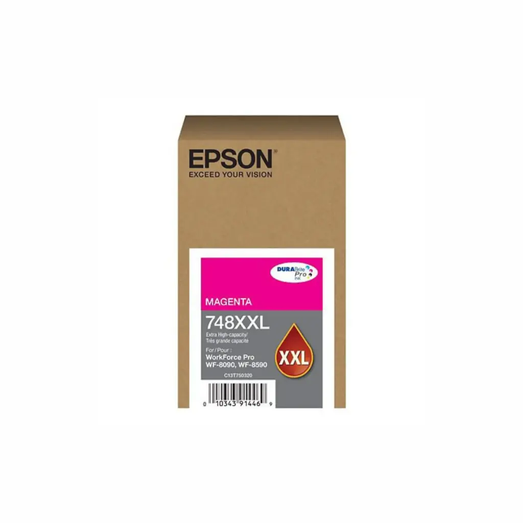 Cartucho Original Epson 748XXL320 Magenta C6590 7,000Paginas rendimiento