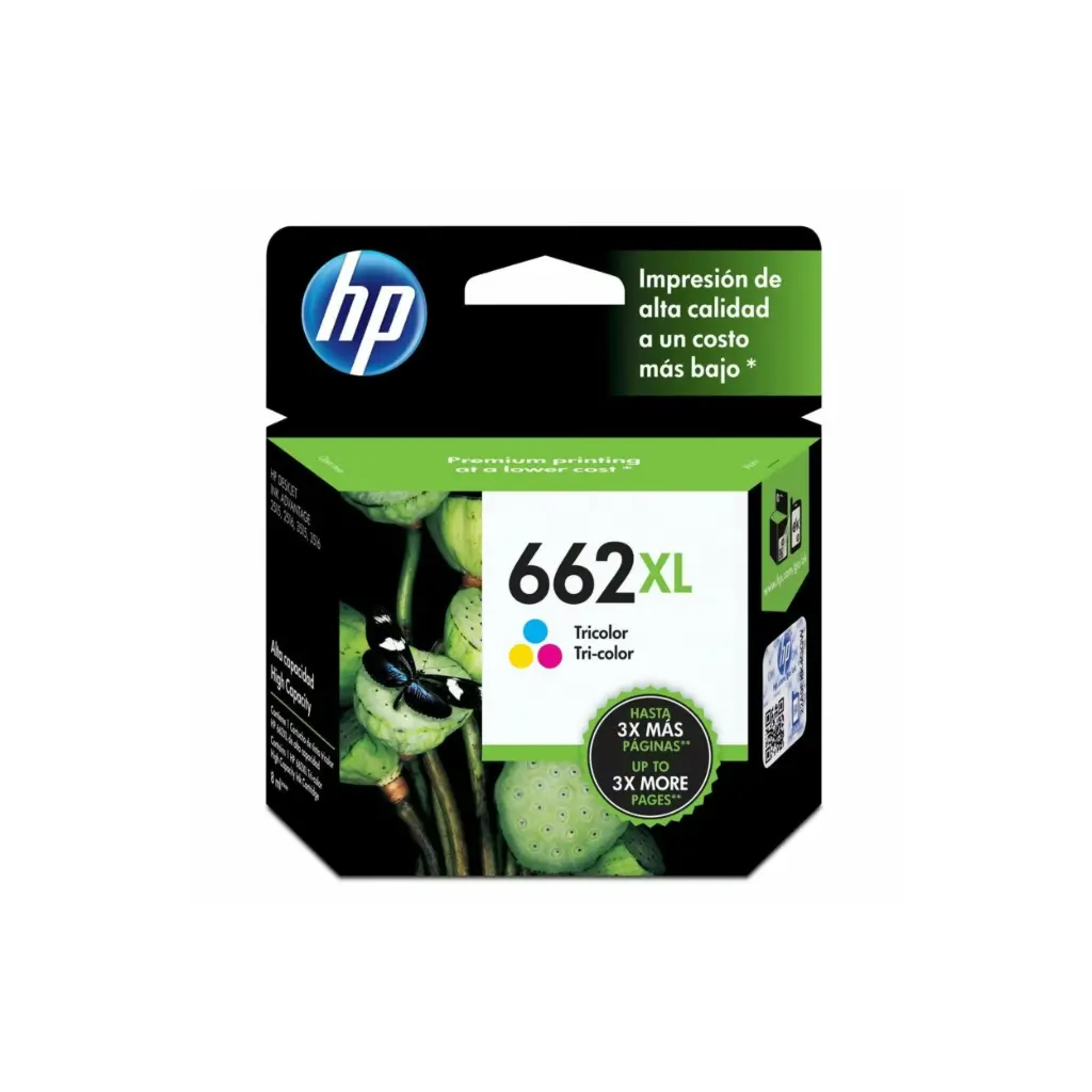 Cartucho Original HP 662XL Color CZ106AL N/D