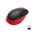 Mouse Inalambrico Logitech M190 Negro/Rojo 910-005904