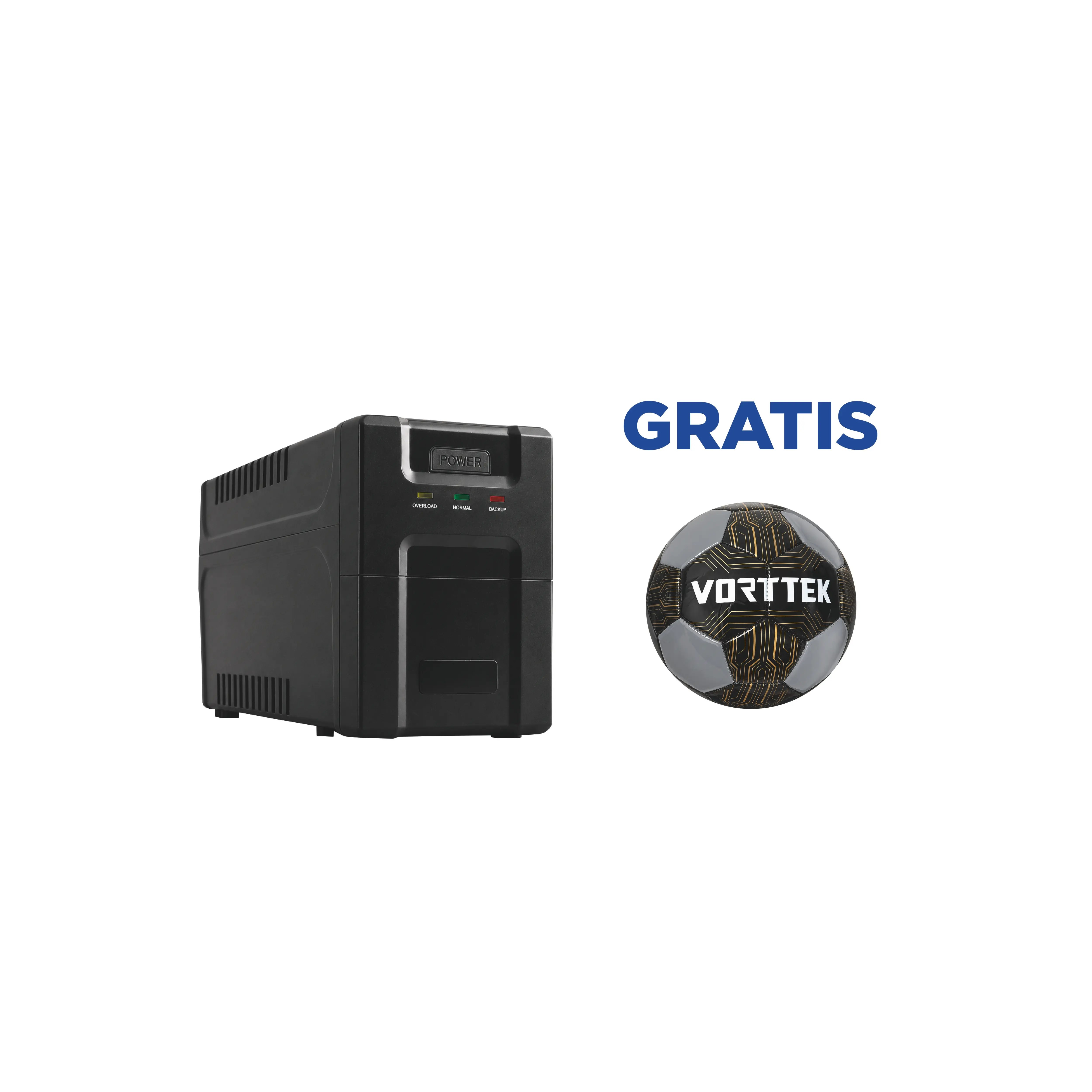 Vorttek VK1200 UPS 1200VA / 720W 6 Outlets 24MG