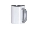 Sub/Taza de Ceramica para Sublimacion Spectra Blanca 11oz/330ml Fondo Gris SP11TA-14