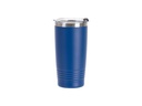 Vaso Spectra Acero Inoxidable Azul 20oz/600ml Tapa Transparente para grabado Laser SP40PS-600RBL