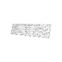 Teclado USB Genius SLIMSTAR 126 Español Blanco 31310017409