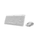 Kit de Teclado y Mouse Inalambrico Genius SMART LUXEMATE Q8000 Español Blanco 31340013410