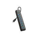 HUB USB-C a 7 USB 3.0 Orico PW7U-C3-015-BK-EP