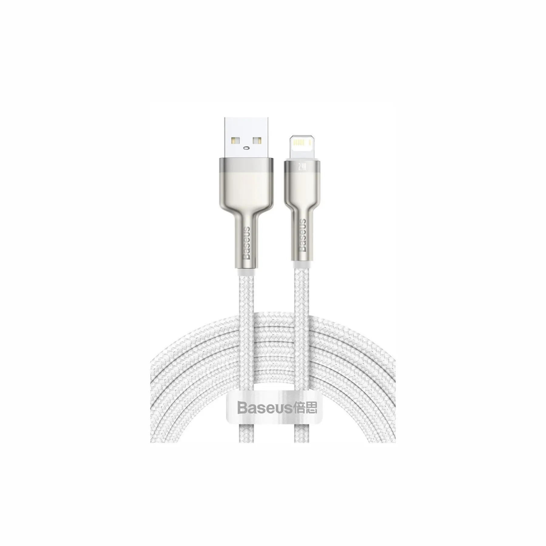 Cable USB-C a Lightning Baseus Cafule Series Metal CATLJK-B01 2m