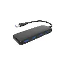 HUB USB 3.0 4 Puertos HP DHC-CT110 Negro