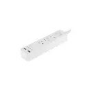 Regleta NTONPOWER GPC-3A2U-US-WH-BX-3M 3 Conector 110V + 2 USB 2.0 Blanco