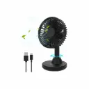 Ventilador de Escritorio Recargable SETMSPACE YT-T1-BK-BP Negro
