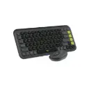 Kit de Teclado y Mouse Inalambrico / Bluetooth Logitech Pop Icon 920-013052 Español Negro