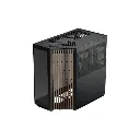 Case P/Computadora APNX V1-W-BK-V1 MID Tower Sin Fuente Negro/Madera