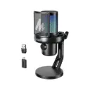 Microfono MAONO Inalambrico DM40 PRO USB-C + Stand De Escritorio Negro