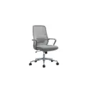 Silla para Oficina Semi Ejecutiva B-202 Gris