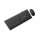 Kit de Teclado y Mouse Alambrico AOC KM220B/97 Negro