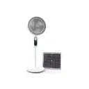Ventilador de Pedestal Newsky Power MJ-SF01 + Panel Solar 28W + Bateria 7.4V/20.8A