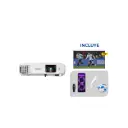 OFERTA MUNDIAL 2026 | Proyector EPSON 118 + Pantalla KPS-313 + Parlante BR-665 + Bracket para Proyector + Puntero VK-13000 + Balon de Futboll Sycom