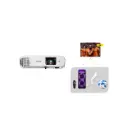 OFERTA MUNDIAL 2026 | Proyector Epson X49 + Pantalla Tripode + Parlante BR-665 + Bracket para Proyector + Puntero VK-13000 + Balon de Futboll Sycom