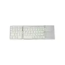 Teclado Mini Plegable Bluetooth Silver