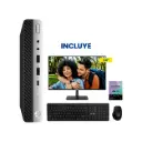 OFERTA AGOSTO 2026 - Computadora HP ProDesk 600 G4 i5-8AVA 8GB RAM 128 SSD + Kaspersky + Monitor VK2475B