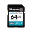 Memoria SDXC 64GB Kingston Canvas Go! Plus | Clase 10 U3 V30 | SDG4/64GB